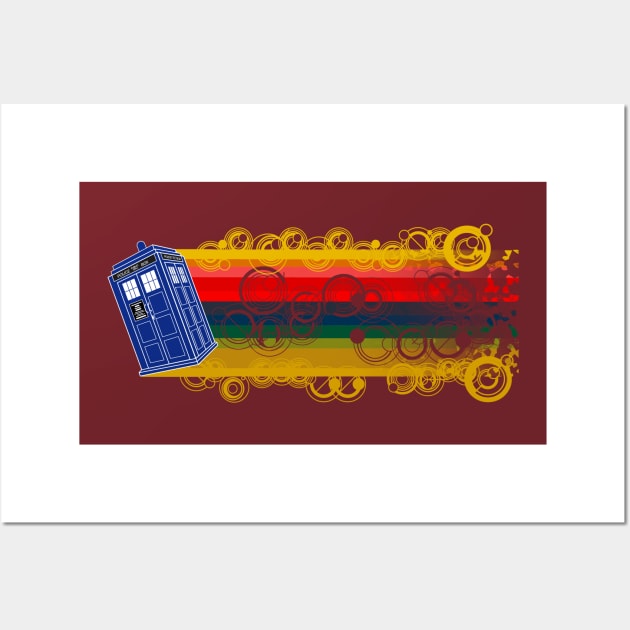 TARDIS to the Past Wall Art by Nazonian